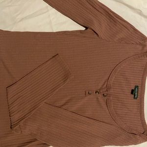 Light pink long sleeve shirt, very soft and comfortable